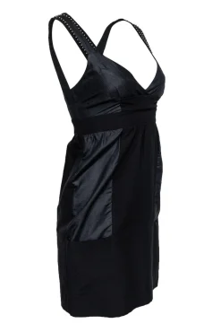 See by Chloe - Black Cotton & Silk Dress Sz 2