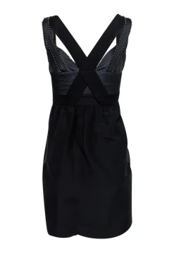 See by Chloe - Black Cotton & Silk Dress Sz 2