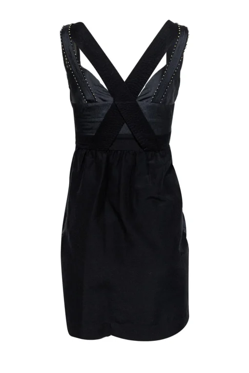 See by Chloe - Black Cotton & Silk Dress Sz 2