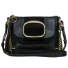 See by Chloe - Black Leather & Suede Crossbody w/ Chain Handle