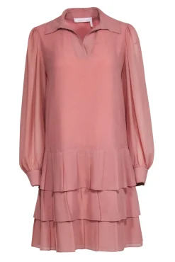 See by Chloe - Blush Pink Pleated Bottom Dress Sz 4