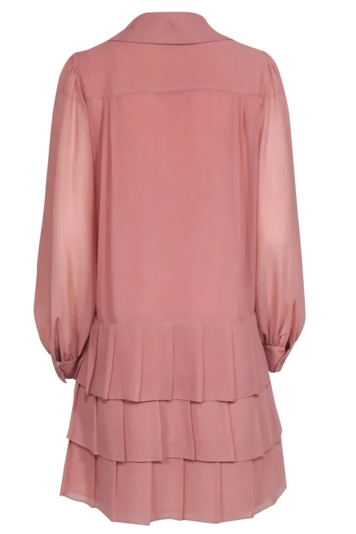 See by Chloe - Blush Pink Pleated Bottom Dress Sz 4