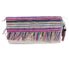 Sensi Studio - Beige & Multi Color Raffia Clutch