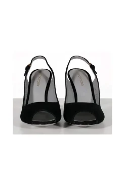 Sergio Rossi - Black Suede Slingback Pumps Sz 7.5