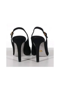 Sergio Rossi - Black Suede Slingback Pumps Sz 7.5