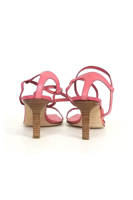 Sergio Rossi - Pink Strappy Heels Sz 9.5