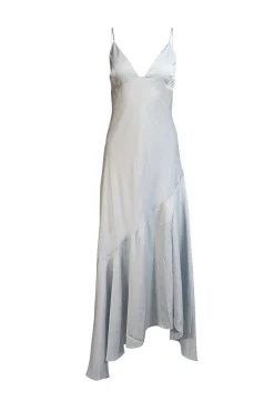 Shona Joy - Light Blue V-Neckline Sleeveless Formal Dress Sz 12