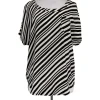 Shoshanna - Black & White Striped Blouse Sz 4
