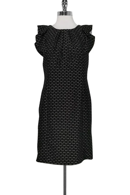 Shoshanna - Black Flutter Sleeve Dress Sz 8