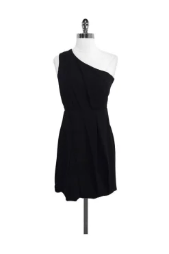 Shoshanna - Black One Shoulder Dress Sz 0