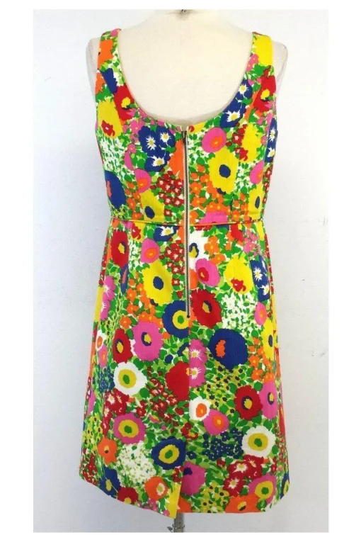 Shoshanna - Bright Floral Cotton Dress Sz 8