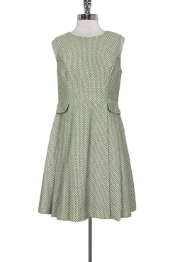 Shoshanna - Green, Navy & Ivory Dress Sz 8