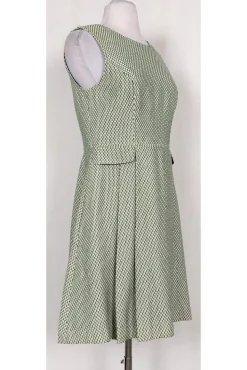 Shoshanna - Green, Navy & Ivory Dress Sz 8