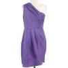 Shoshanna - Lavender One Shoulder Silk Dress Sz 6