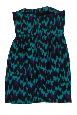 Shoshanna - Multicolor Strapless Dress Sz 0
