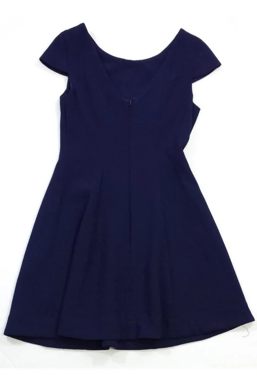 Shoshanna - Navy Embellished Fit & Flare Dress Sz 0
