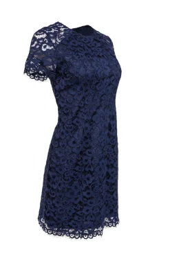 Shoshanna - Navy Lace Shift Dress Sz 0
