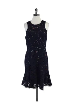 Shoshanna - Navy Lace Sleeveless Dress Sz 8