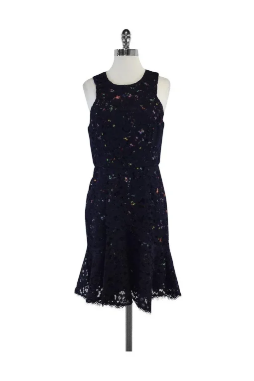 Shoshanna - Navy Lace Sleeveless Dress Sz 8