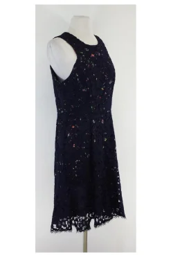 Shoshanna - Navy Lace Sleeveless Dress Sz 8