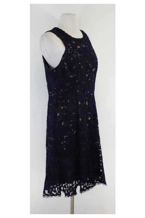 Shoshanna - Navy Lace Sleeveless Dress Sz 8