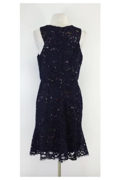 Shoshanna - Navy Lace Sleeveless Dress Sz 8