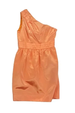 Shoshanna - Orange One Shoulder Dress Sz 2