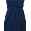 Shoshanna - Teal Strapless Silk Dress Sz 0