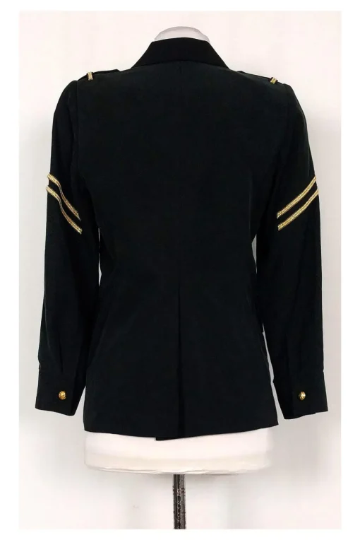 Smythe - Black w/ Gold Jacket Sz 4