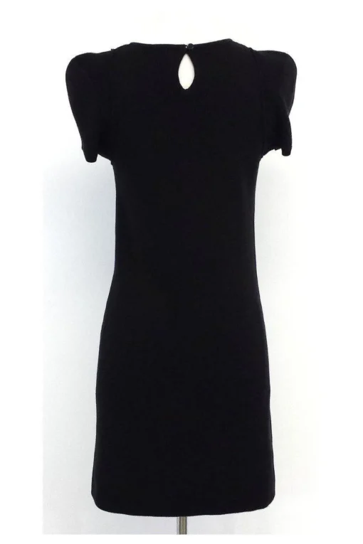 Sonia Rykiel - Black Embellished Cotton Sweater Dress Sz M