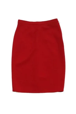 Sonia Rykiel - Vintage Red Wool Skirt Sz 8
