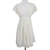 Sophia Eugene - Ivory & Pale Yellow Floral Silk Dress Sz M