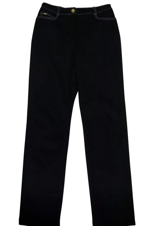 St. John - Black Denim Jeans Sz 2
