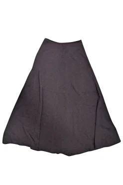 St. John - Black Knit A-Line Maxi Skirt Sz 8