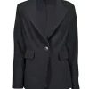 St. John - Black Single Button Blazer Sz 8