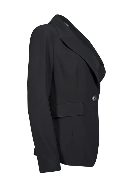 St. John - Black Single Button Blazer Sz 8