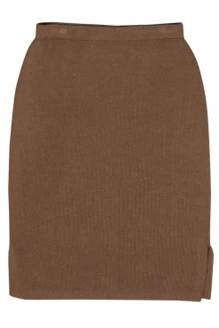 St. John - Brown Knit Pencil Skirt Sz 4