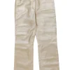 St. John - Gold Leather Straight Leg Pants Sz 8