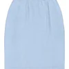 St. John - Light Blue Wool Blend Knit Pencil Skirt Sz S