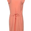 St. John - Light Orange Sleeveless Shift Dress Sz 6