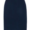 St. John - Navy Knit Midi Skirt Sz 6