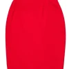 St. John - Red Tweed Skirt Sz 8