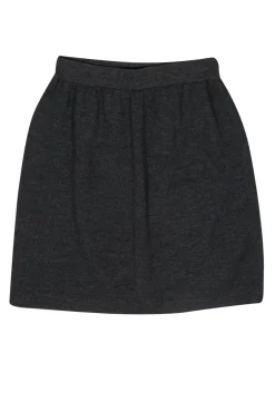 St. John Collection - Charcoal Grey Knit Skirt Sz 6