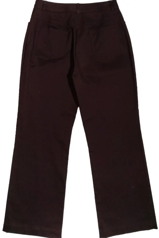 St. John Sport - Brown Cotton Wide Leg Pants Sz 4