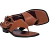 Staud - Tan Square Toe Strappy Sandals Sz 9