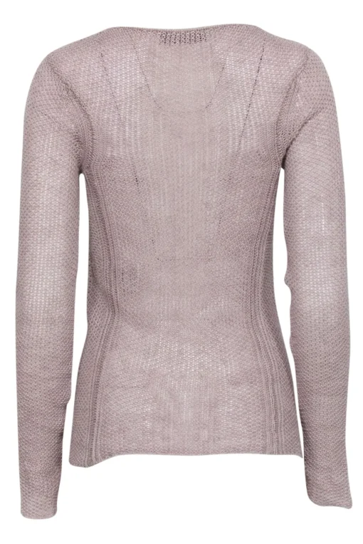 Stella McCartney - Beige Scoop Neck Loose Knit Top Sz XS