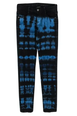 Stella McCartney - Black & Blue Tie-Dye Skinny Jeans Sz 25
