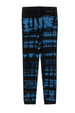 Stella McCartney - Black & Blue Tie-Dye Skinny Jeans Sz 25