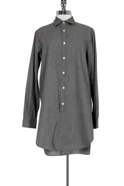 Steven Alan - Grey Cotton Shirt Dress Sz S