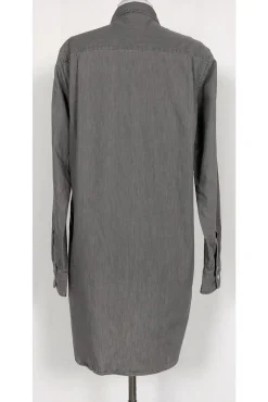 Steven Alan - Grey Cotton Shirt Dress Sz S